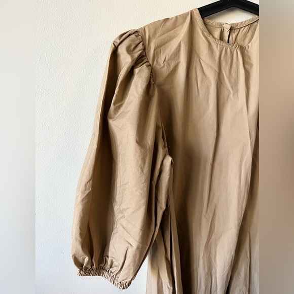 Boheme Camel Dress with pockets - Picture 5 of 6